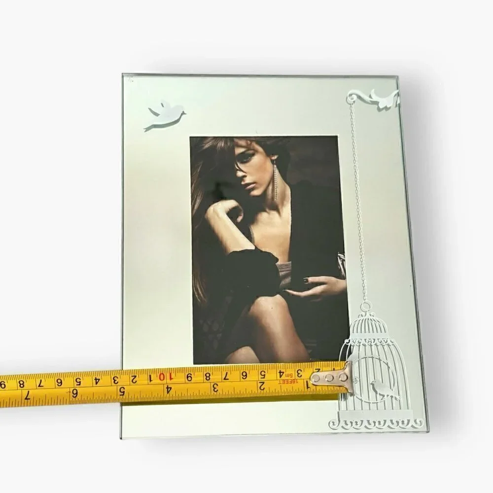 New Modern Mirror Picture Photo Frame 3.5” x 5.5”